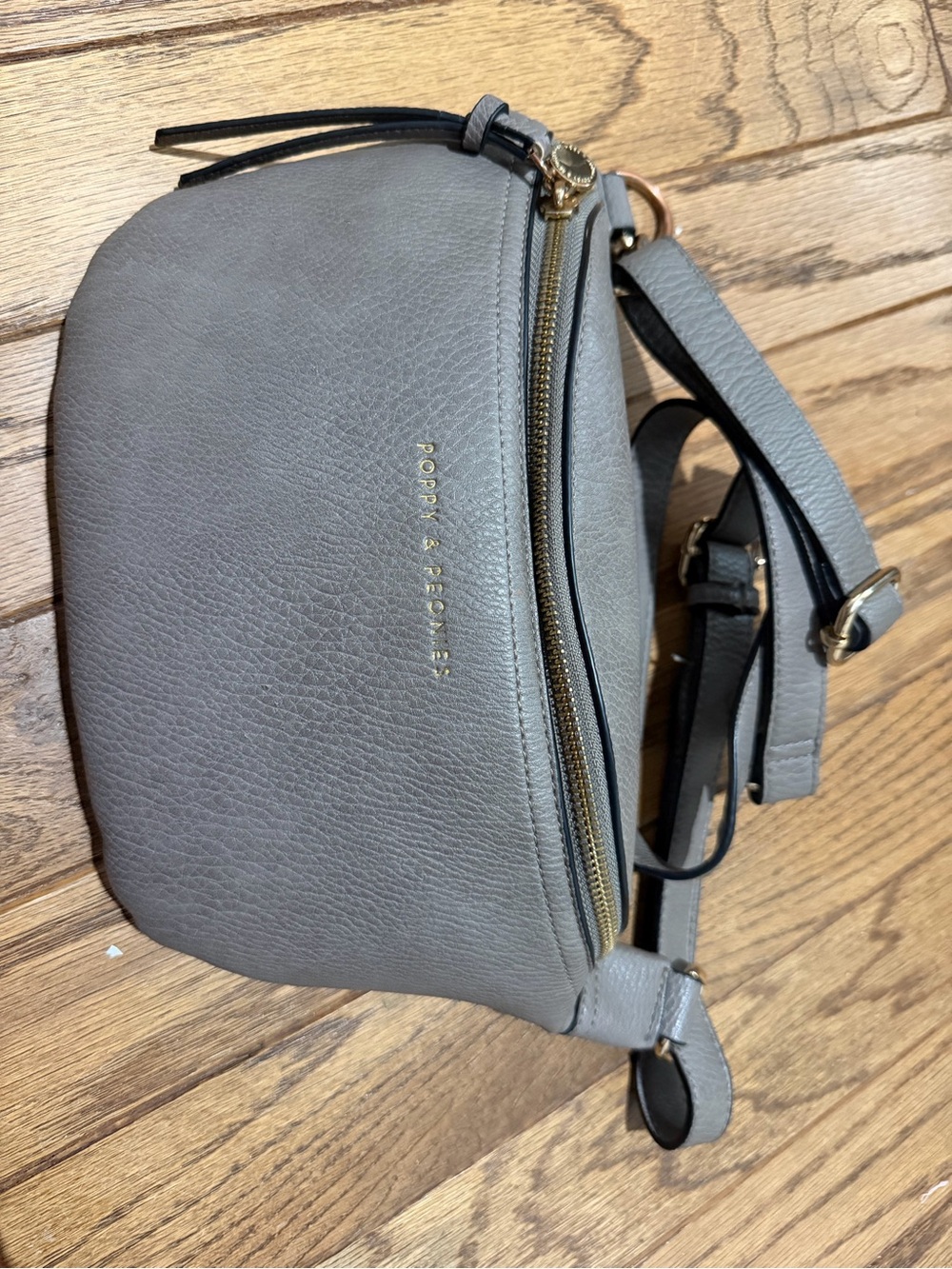Poppy & Peonies Gray VL Regular Sidekick Bag